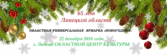 22 декабря в городе Липецк  областная универсальная ярмарка "Новогодняя"