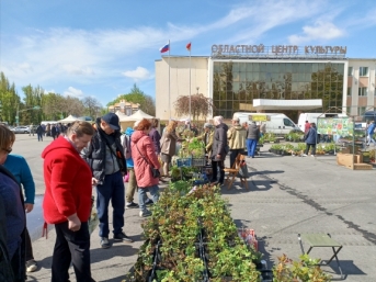  Ярмарка саженцев, цветов и кустарников в городе Липецке