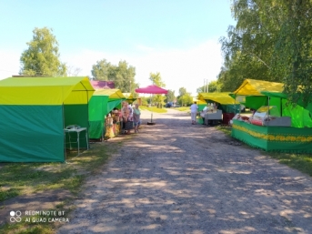 11 июля прошла областная ярмарка в с.Колыбельское  Чаплыгинского района