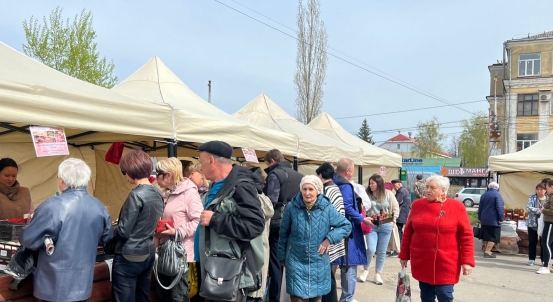 Ярмарка в Липецке в районе ДК "Сокол" пользовалась спросом 